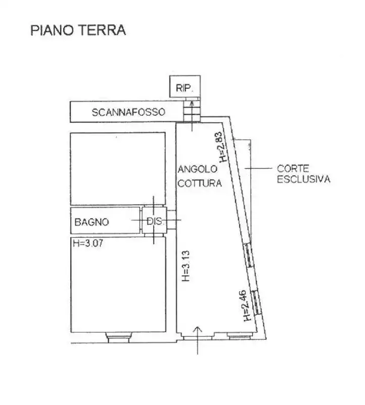 Planimetria 1 - Appartamento in vendita a San marcello piteglio